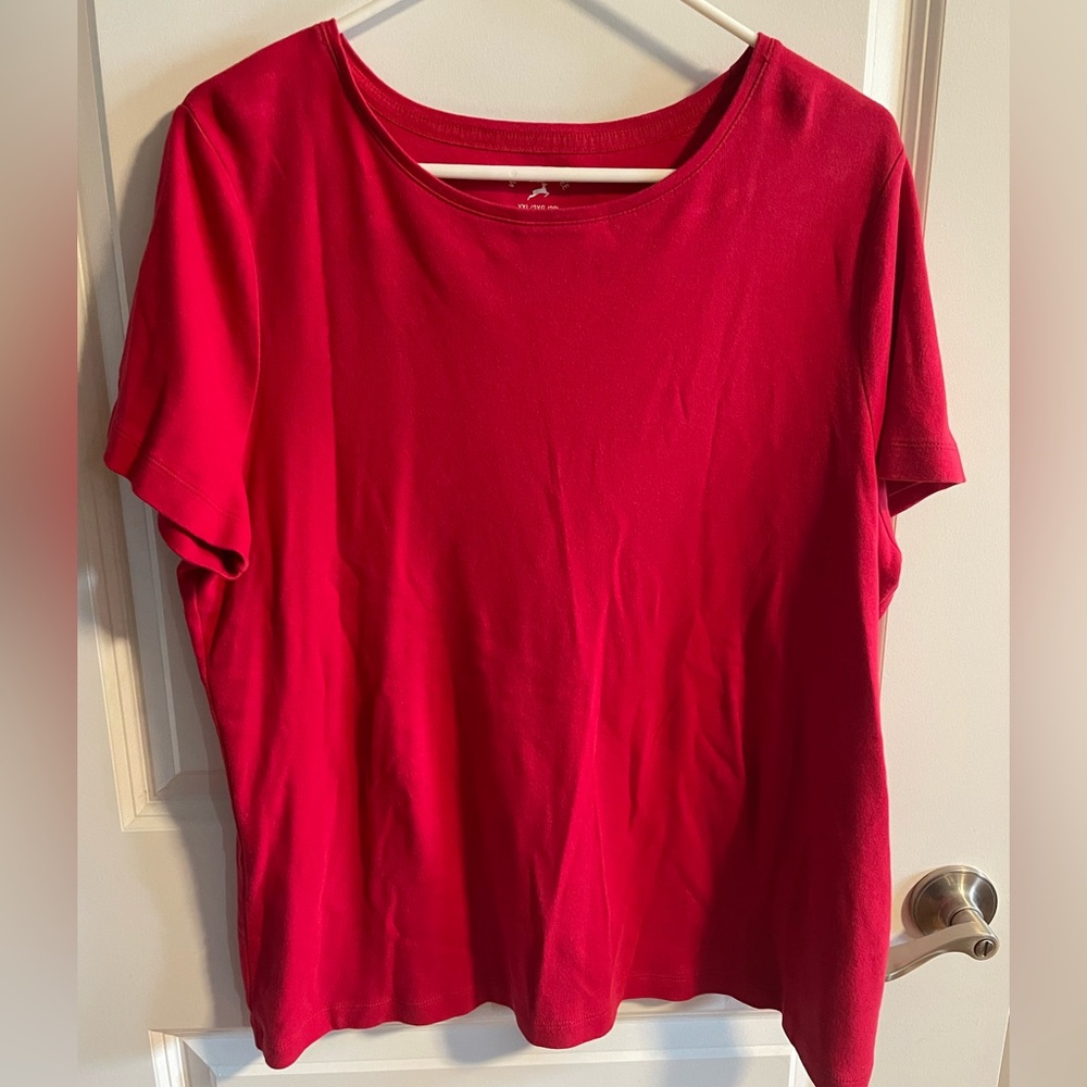 Classic Women's Crewneck T-Shirt - Bright Red